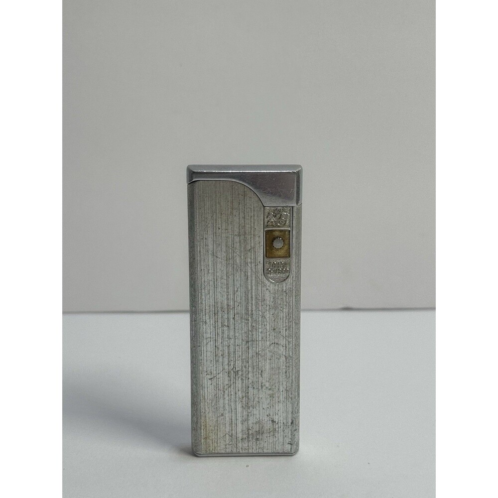 Colibri Brushed Aluminum Touch Sensor Lighter - Untested - Vintage - Japan